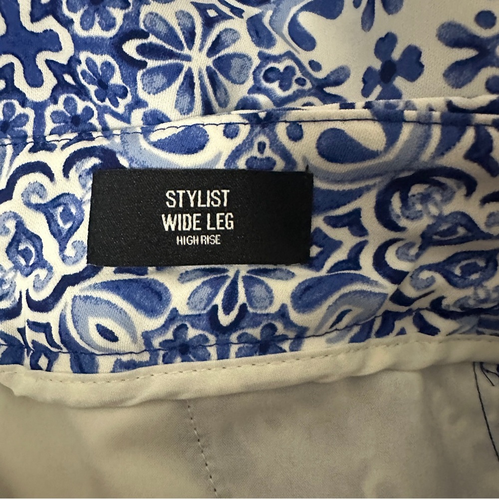 Express Blue Patterned Trousers - image 7